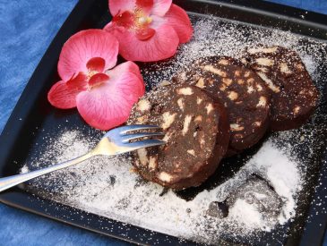 Salame di cioccolato senza uova